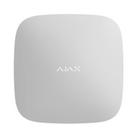 Ajax - HUB fehér vezeték nélküli riasztóközpont - beépített LAN és GSM / GPRS kommunikátor