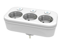 UltraTech AD173 három dugaljzatos elosztó 3 kapcsolóval