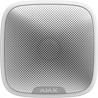 HANG-FÉNYJELZŐ - Ajax - StreetSiren fehér Vezeték nélküli kültéri hang-fényjelző állítható hangerővel