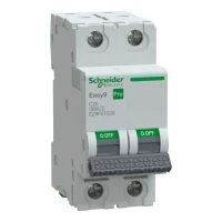 Schneider EASY9 PRO EZ9F57220 Kismegszakító 2P 20A C karakterisztika, 6kA