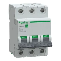 Schneider EASY9 PRO EZ9F57306 Kismegszakító 3P 6A C karakterisztika, 6kA