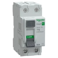 Schneider EASY9 PRO EZ9R49240 áram-védőkapcsoló (Fi-relé) A osztály, 2P, 40A, 30mA
