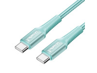 USB TÖLTŐKÁBEL 1FM TÜRKIZ USB-C/ USB-C  UT-P02