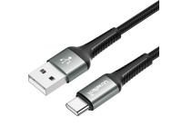 USB TÖLTŐKÁBEL 1FM FEKETE USB-A/USB-C  UT-P03