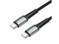 USB TÖLTŐKÁBEL 1FM FEKETE USB-C/USB-C  UT-P04