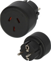 Utazó adapter Ausztrália, Kína/ védőérintkező 1508510