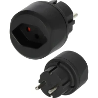 Utazó adapter Svájc / védőérintkezős 1508480