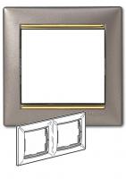 Valena 770362 2-es keret titáníum/arany