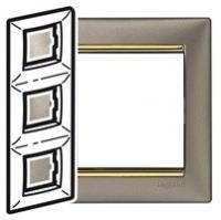 Valena 770367 3-as függőleges keret titánium/arany