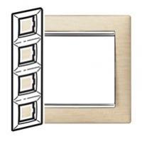 Valena 770388 4-es függőleges keret juhar/ezüst