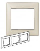 Valena 770483 3-as keret gyöngyház 