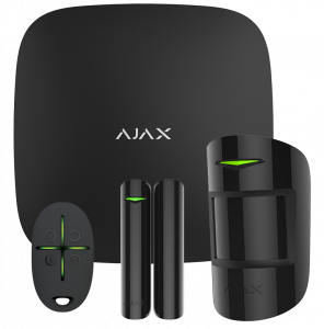 AJAX STARTER KIT fekete vezeték nélküli riasztórendszer készlet