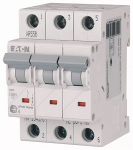 Eaton 194795 HL-40/3 xPole Home kismegszakító 3P 40A C karakterisztika 4,5kA