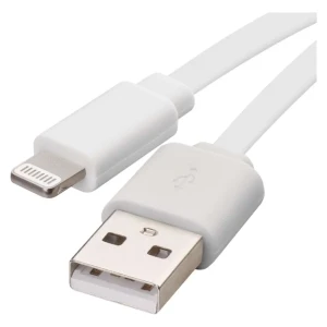 Emos SM7013W Töltő- és adatkábel USB-A 2.0 / Lightning MFi 1M fehér
