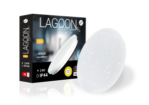 Lagoon Skinande 5374 24W LED mennyezeti lámpatest IP44
