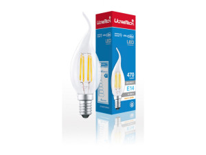 LED GYERTYA E-14 3,8W FILAMENT HAJLÍTOTT 4000K