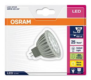 OSRAM MR16 LED lámpa 12V 3x1W 2700K