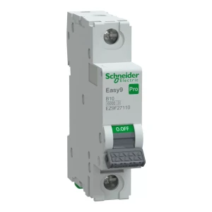 Schneider EASY9 PRO EZ9F27110 Kismegszakító 1P 10A B karakterisztika, 6kA
