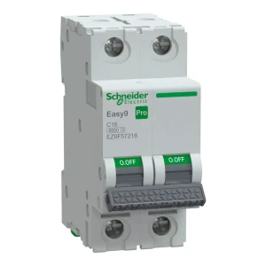 Schneider EASY9 PRO EZ9F57216 Kismegszakító 2P 16A C karakterisztika, 6kA
