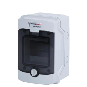 TehnoPlast THP-N4D falon kívüli műanyag elosztó 4 modul IP65