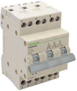 Tracon SVK3-32 Sorolható választókapcsoló 1-0-2 3P 32A
