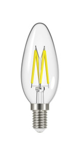 Ultratech LEDCF806E14CN LED filament gyertya izzó 6,5W 4000K