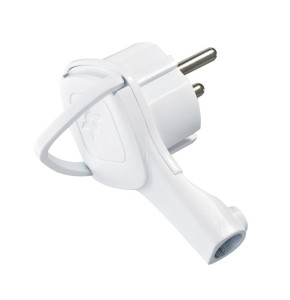 UltraTech PL137WH lapos,lehajtható húzófüllel dugvilla földelt