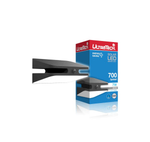 UltraTech SB08 7W LED napelemes lámpatest beépített mozgásérzékelővel IP54