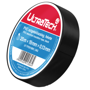 Ultratech TP2019BK szigetelőszalag 20x19mm fekete