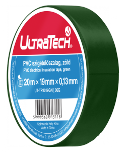Ultratech TP2019GR szigetelőszalag 20x19mm zöld