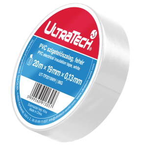 Ultratech TP2019WH szigetelőszalag 20x19mm fehér