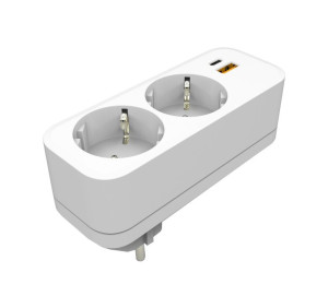 UltraTech UT-AD182USB két dugaljzatos elosztó USB-A+USB-C