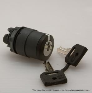 ZB5 AG4 kulcsos kapcsoló fej 0-1 fekete