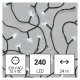 Emos D4AC05 LED karácsonyi fényfüzér, 24 m, kültéri és beltéri, hideg fehér, időzítő