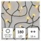 Emos D4AW07 LED karácsonyi fényfüzér, 18 m, kültéri és beltéri, meleg fehér, programokkal