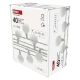 Emos D5AC01 LED fényfüzér, cseresznye – golyók 2,5 cm, 4 m, kültéri és beltéri, hideg fehér, időzítő