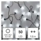 Emos D5ZC01 LED karácsonyi fényfüzér – tobozok, 9,8 m, kültéri és beltéri, hideg fehér, programokkal