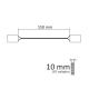 Forrasztás nélküli kábeles gyorscsatlakozó LED szalaghoz LSZTC10 (2232)