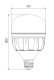 UltraTech LEDA4500E27P Led-es izzó E-27 40W 4000K
