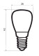 UltraTech LEDPF250E14 LED filament parföm izzó E-14 2,5W 2700K